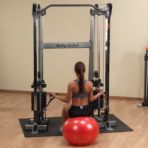 Упражнение на кроссовере угловом Body-Solid GDCC210
